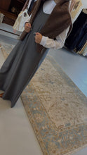Load image into Gallery viewer, Grey Wool Marloe Slip Dress