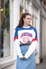 Load image into Gallery viewer, Blue Wash Denim Midi Skirt