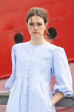 Load image into Gallery viewer, Pinstripe Cotton Dress