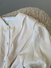 Load image into Gallery viewer, New color! CREAM Victorian Silky Blouse