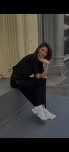 Load image into Gallery viewer, Long Black Sweatskirt