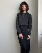 Load image into Gallery viewer, Black Denim Skirt