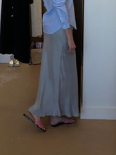 Load image into Gallery viewer, MLorincz_Slip_skirt_sea_salt