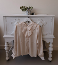 Load image into Gallery viewer, Bisque Victorian Silky Blouse | Front Buttons