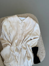 Load image into Gallery viewer, Cream Victorian Silky Blouse
