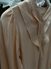 Load image into Gallery viewer, MLorincz Victorian Silky Blouse Front Buttons
